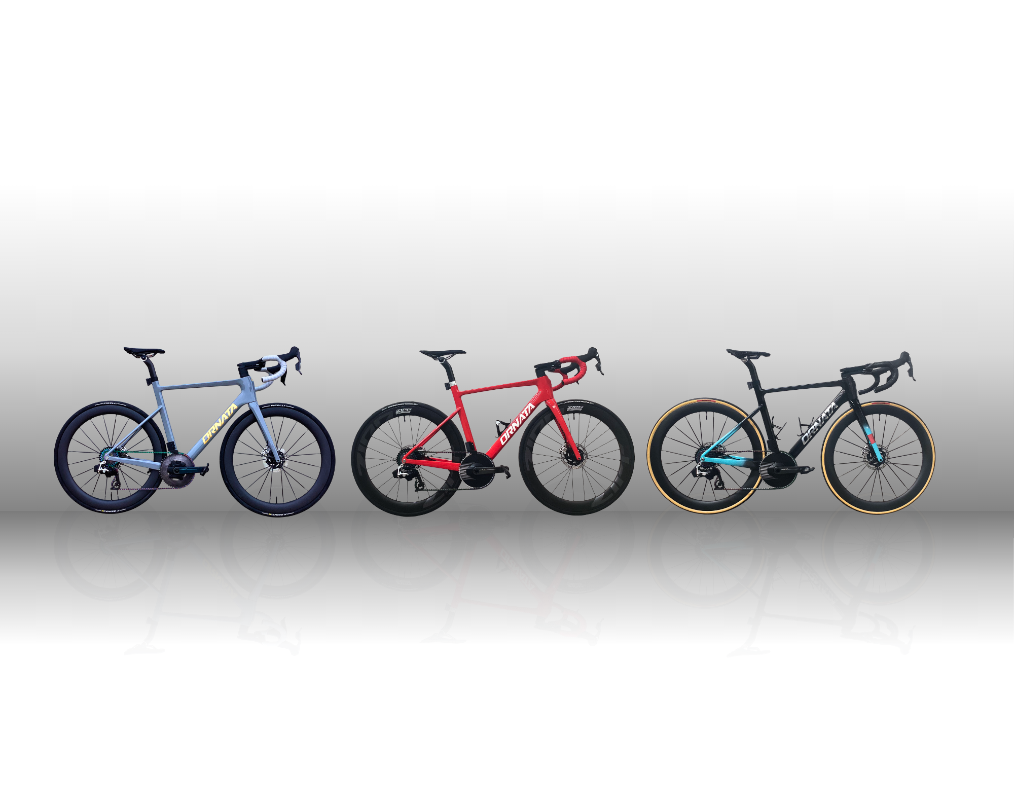 collection of ornata road bikes